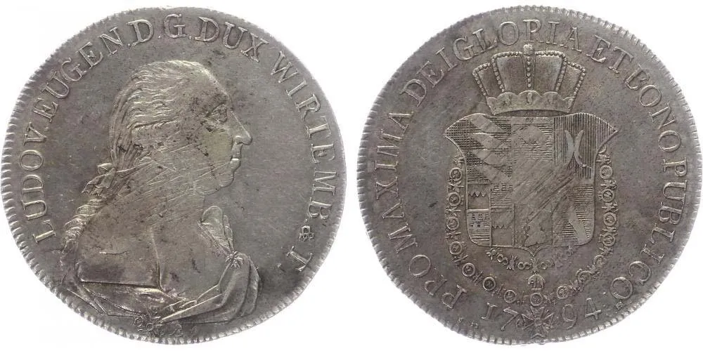 Württemberg, Ludwig Eugen, 11793 - 1795 — 1