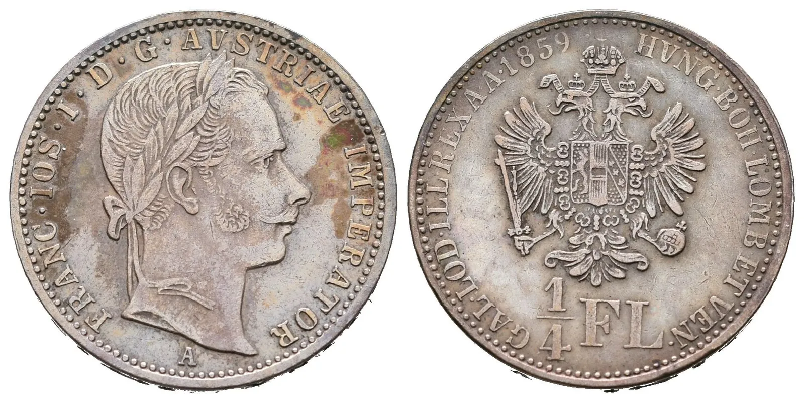1/4 Zlatník 1859 A