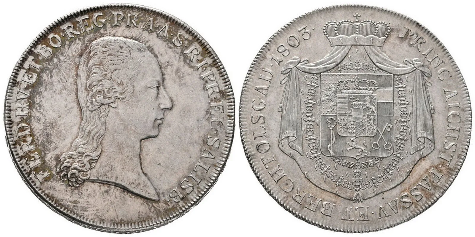 Salzburg - arcibiskupství, Arcivévoda Ferdinand, 1803 - 1806 — 1