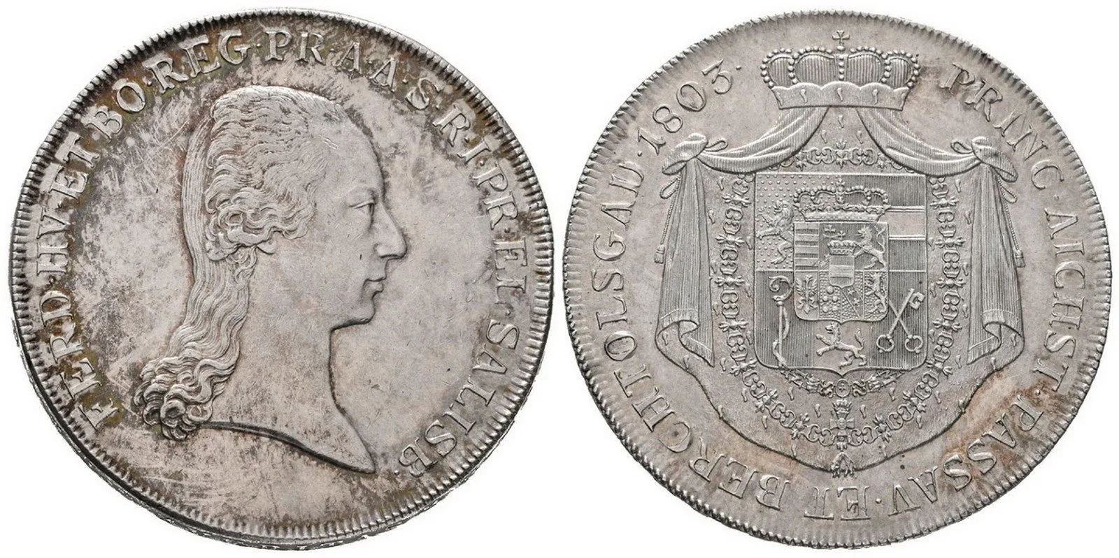 Salzburg - arcibiskupství, Arcivévoda Ferdinand, 1803 - 1806 — 1
