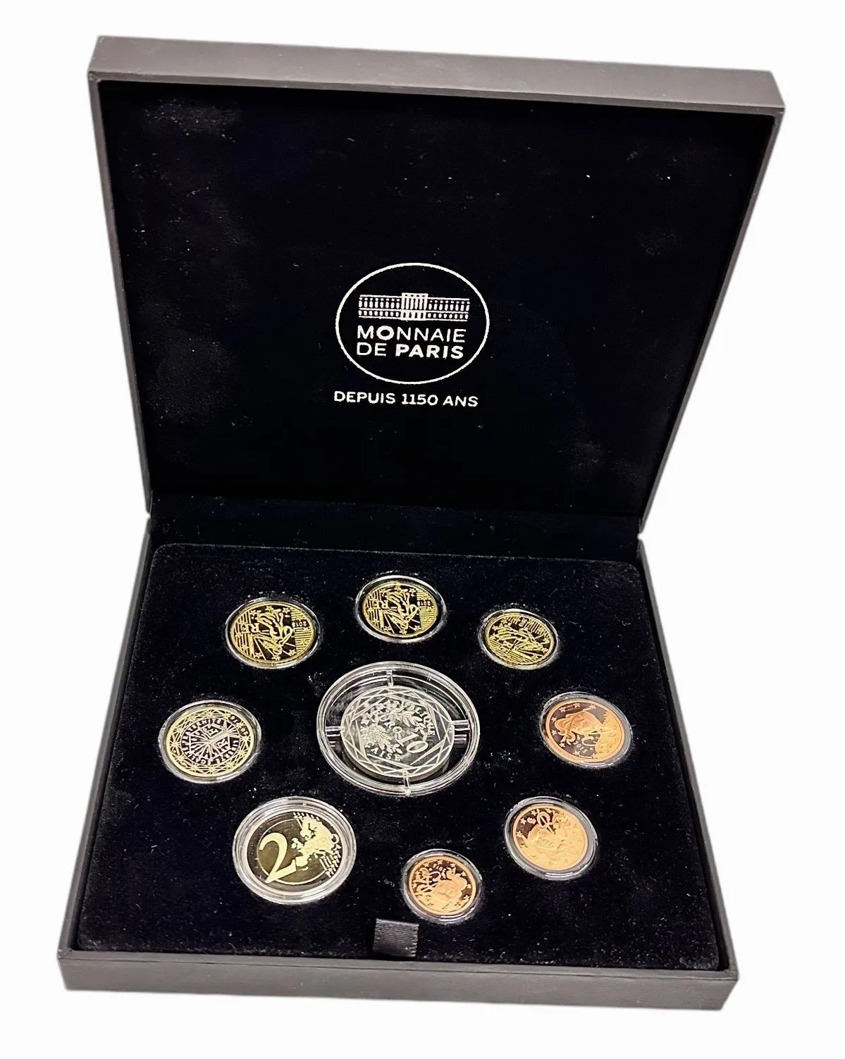 Francie, Sada euromincí PROOF + 10 Euro 2015