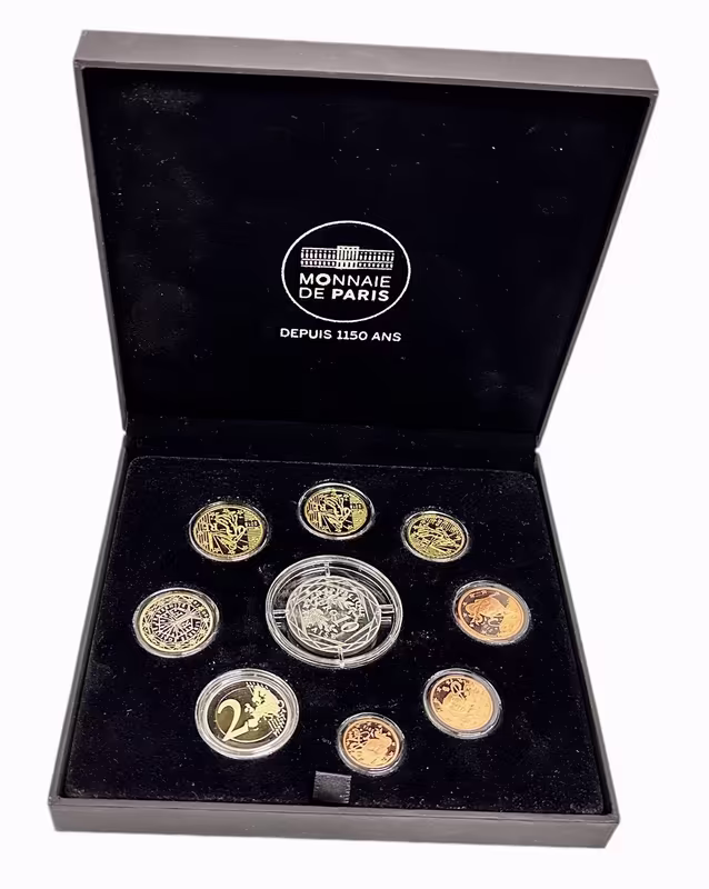 Francie, Sada euromincí PROOF + 10 Euro 2015