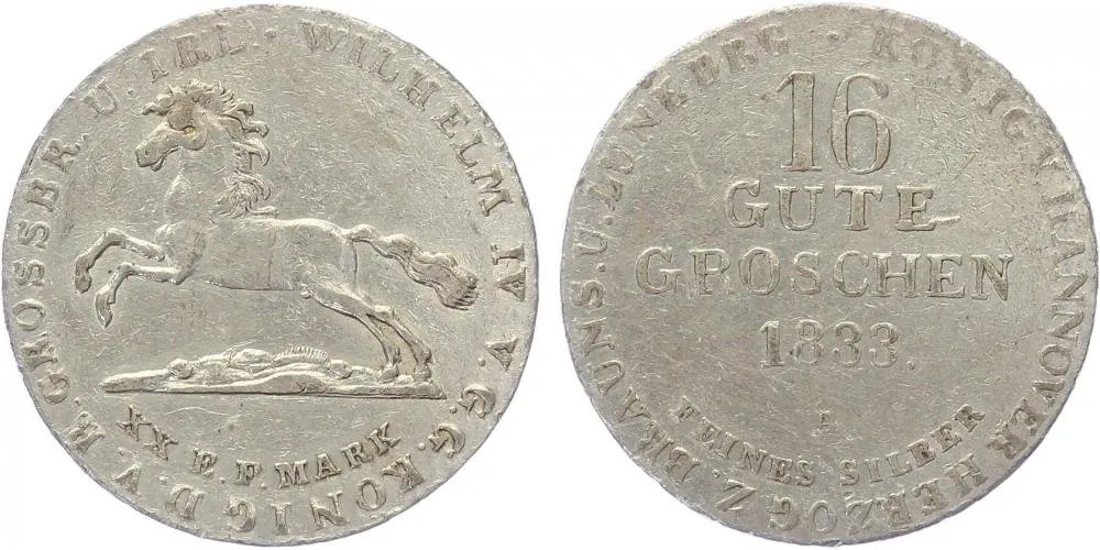 Hannover, Wilhelm IV., 1830 - 1837 — 1