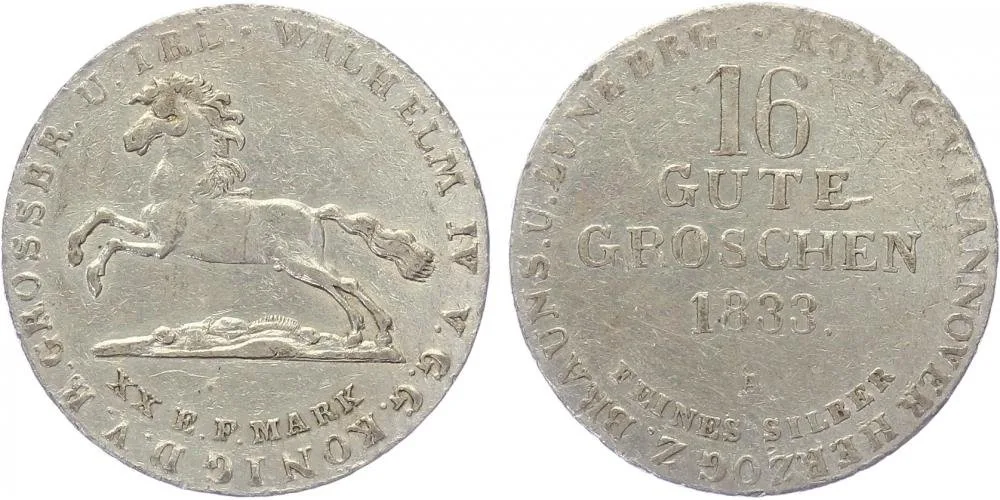 Hannover, Wilhelm IV., 1830 - 1837 — 1