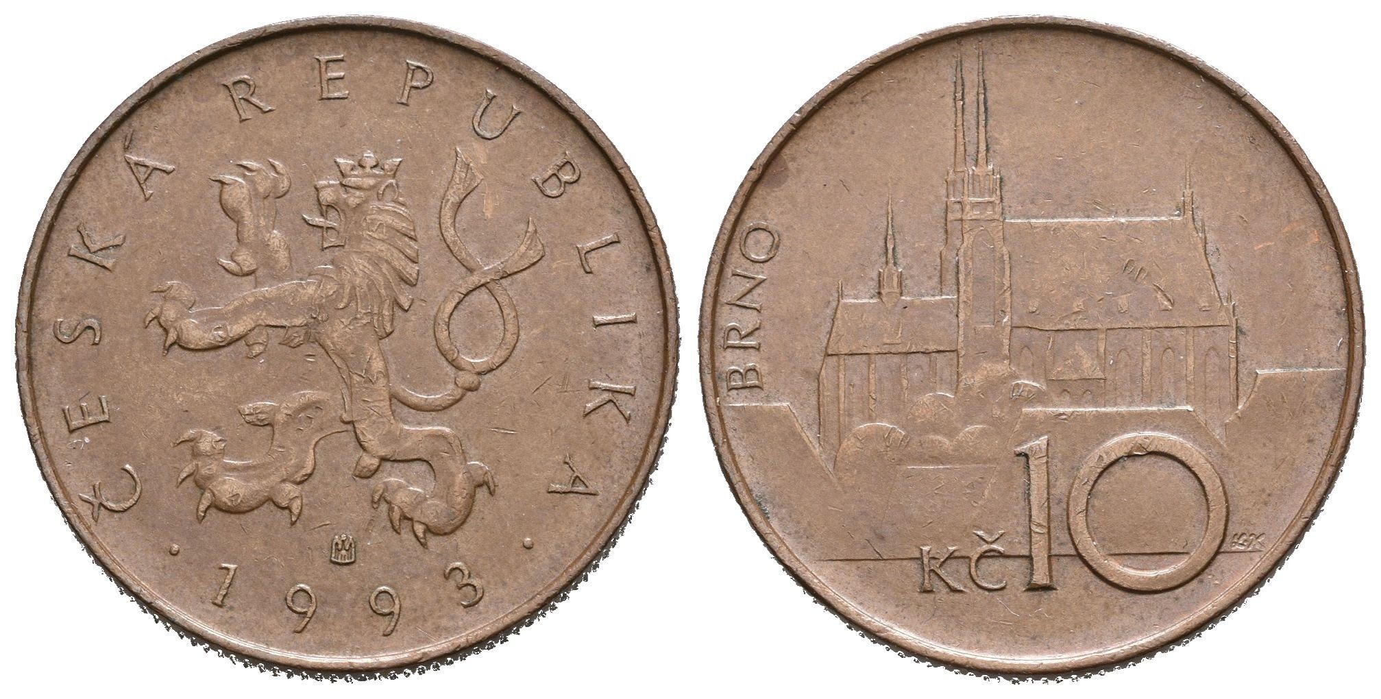 10 Koruna 1993 - malé Kč