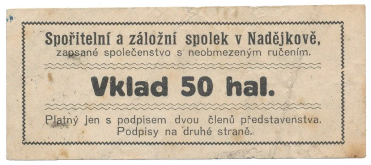 Nouzovky české od roku 1914 — 1