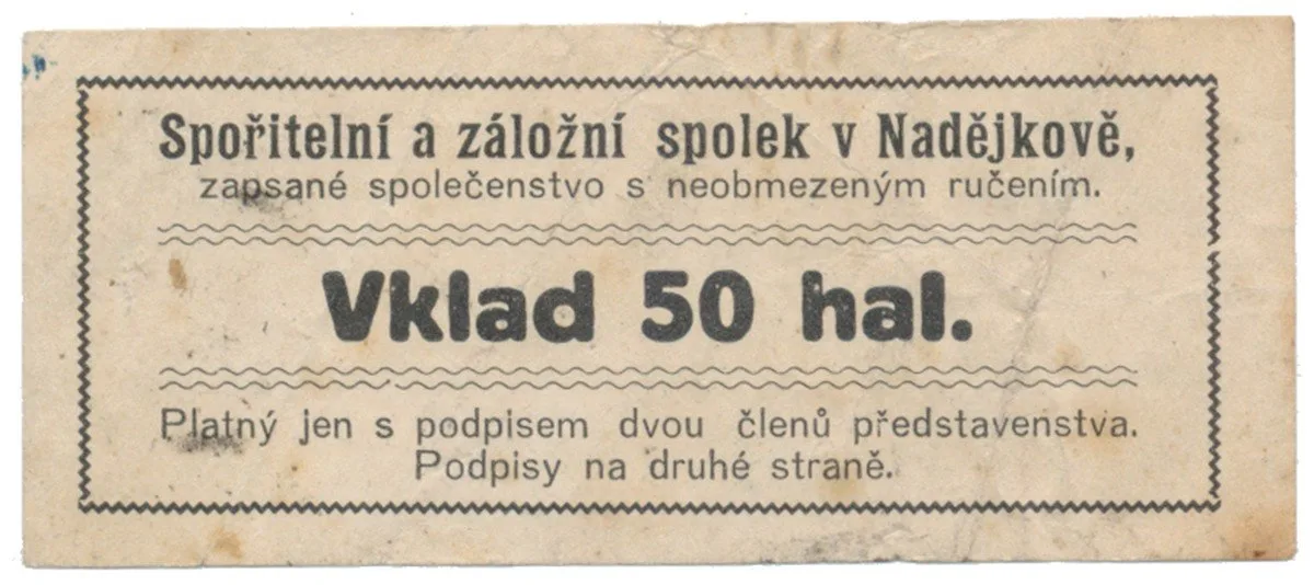 Nouzovky české od roku 1914 — 1