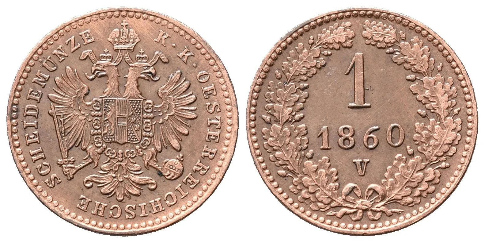 Rakouská a spolková měna, 1857 - 1892 — 1