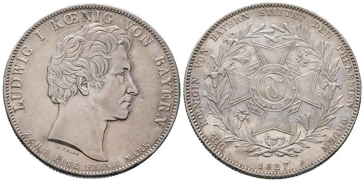 Bavorsko, Ludwig I., 1825 - 1848 — 1