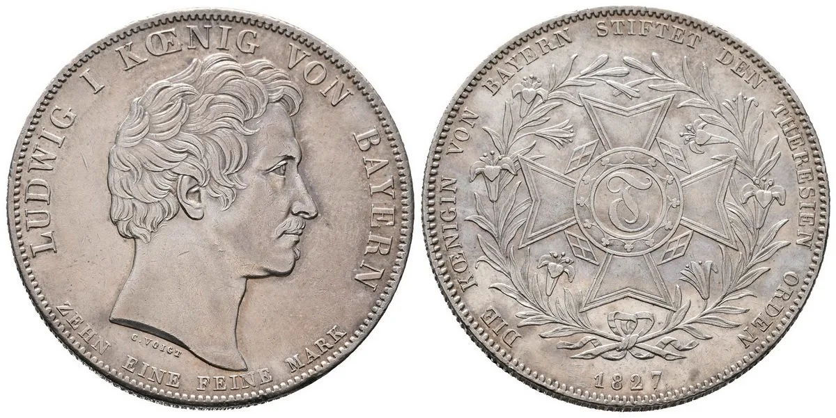 Bavorsko, Ludwig I., 1825 - 1848 — 1
