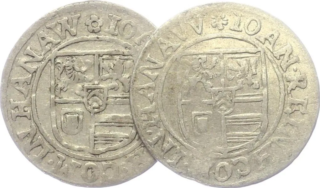 Hanau - Lichtenberg, Johann Reinhard, 1599 - 1625 — 1