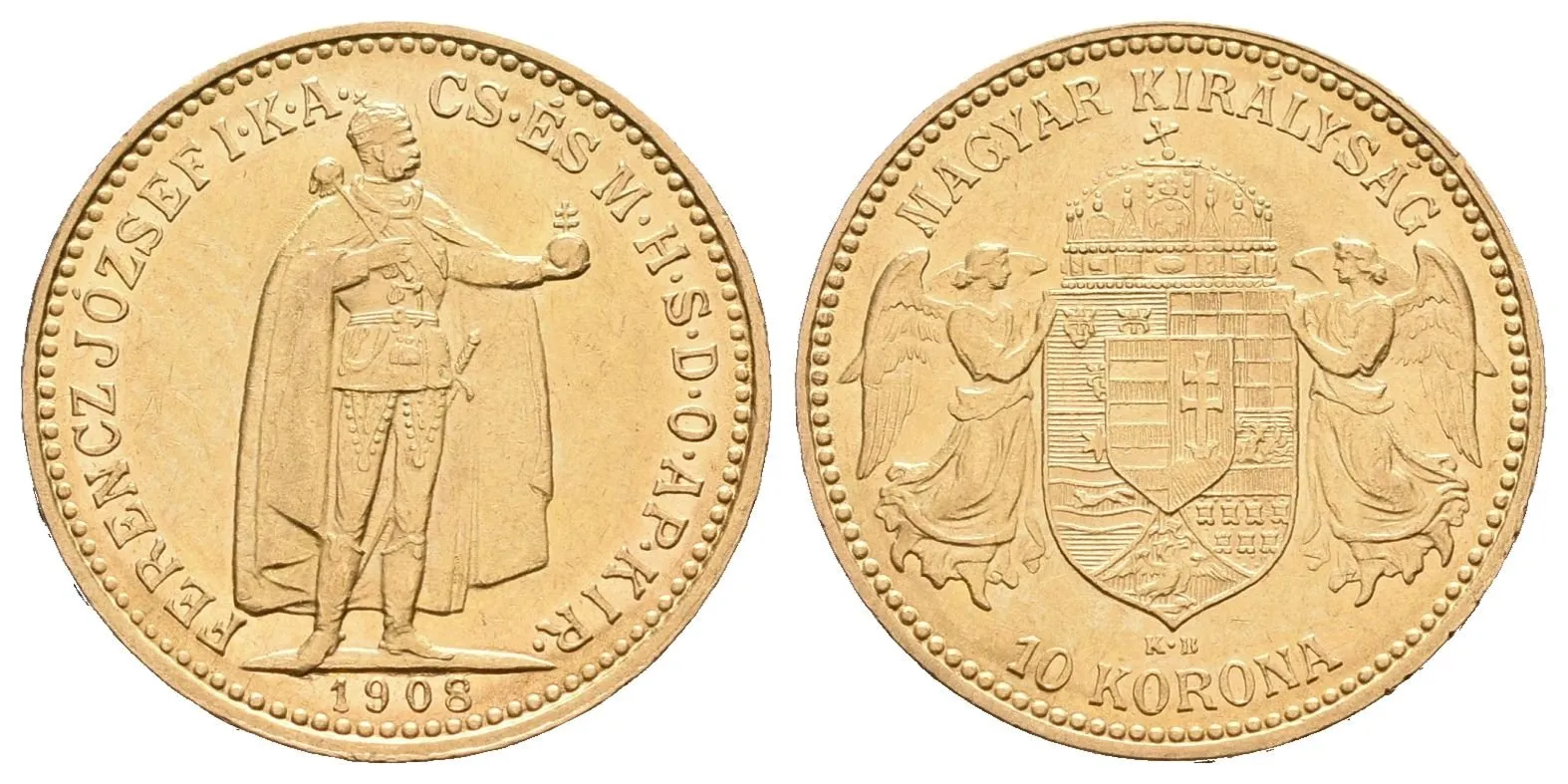 10 Koruna 1908 KB