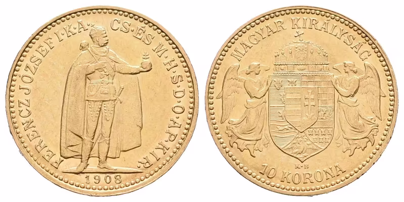 10 Koruna 1908 KB