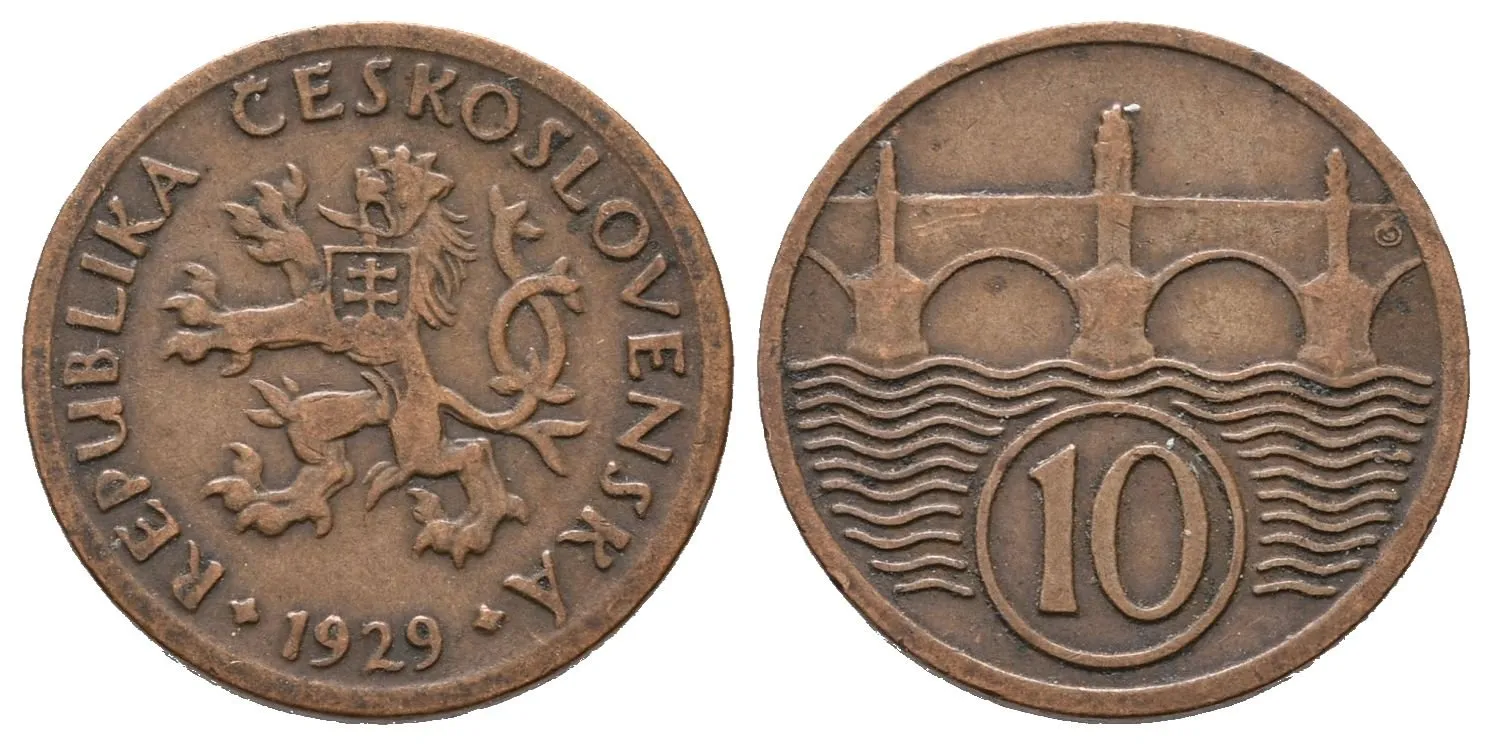10 Haléř 1929