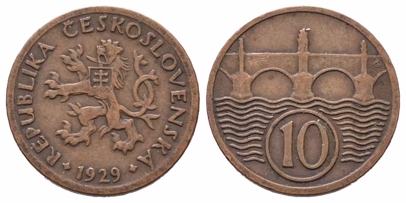 10 Haléř 1929