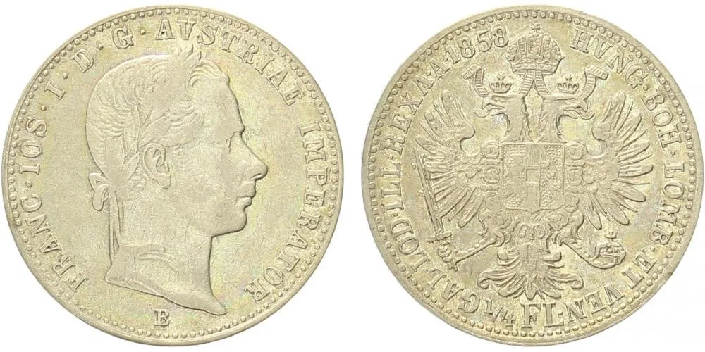 Rakouská a spolková měna, 1857 - 1892 — 1