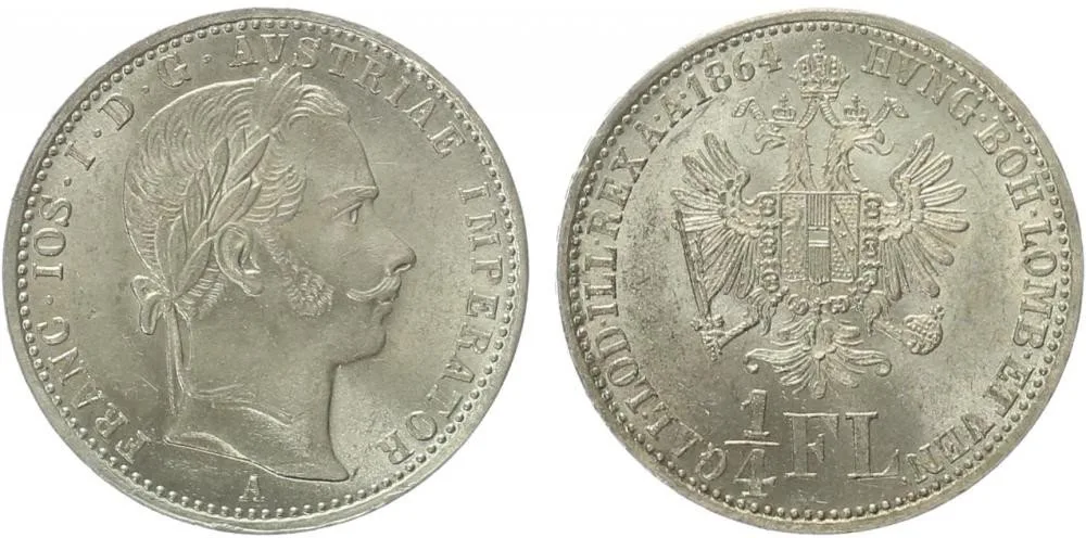 Rakouská a spolková měna, 1857 - 1892 — 1