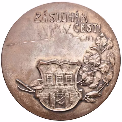 AE Medaile b.l.  - Nové obchodní grémium královského hlavního města Prahy.