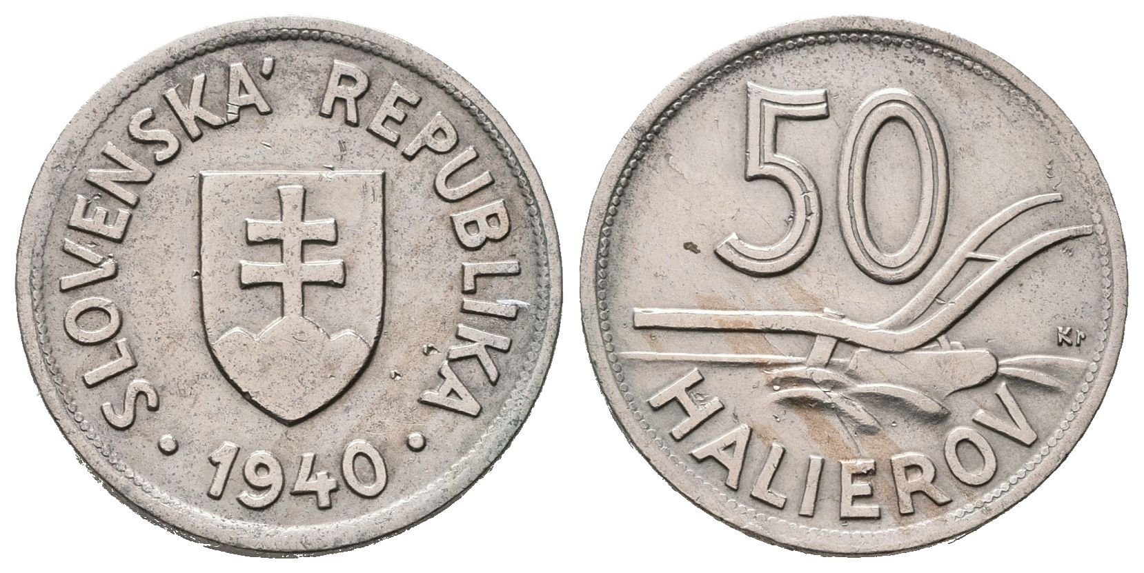50 Haléř 1940, vzácný