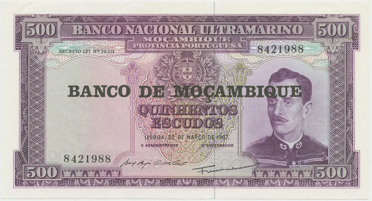 Mosambik, 500 Escudos (1976), P.118