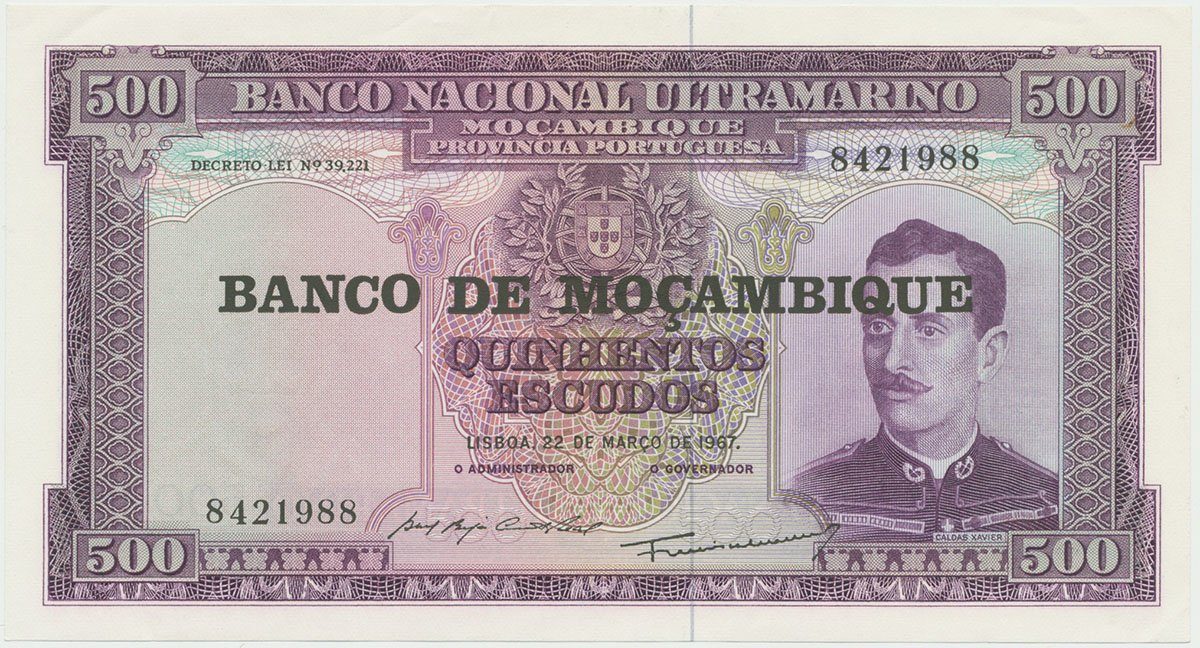 Mosambik, 500 Escudos (1976), P.118