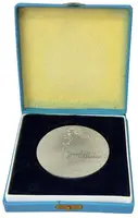 AE Medaile 1989 - Josef Mánes, NG. Postříbřený bronz 69 mm, etue — 2