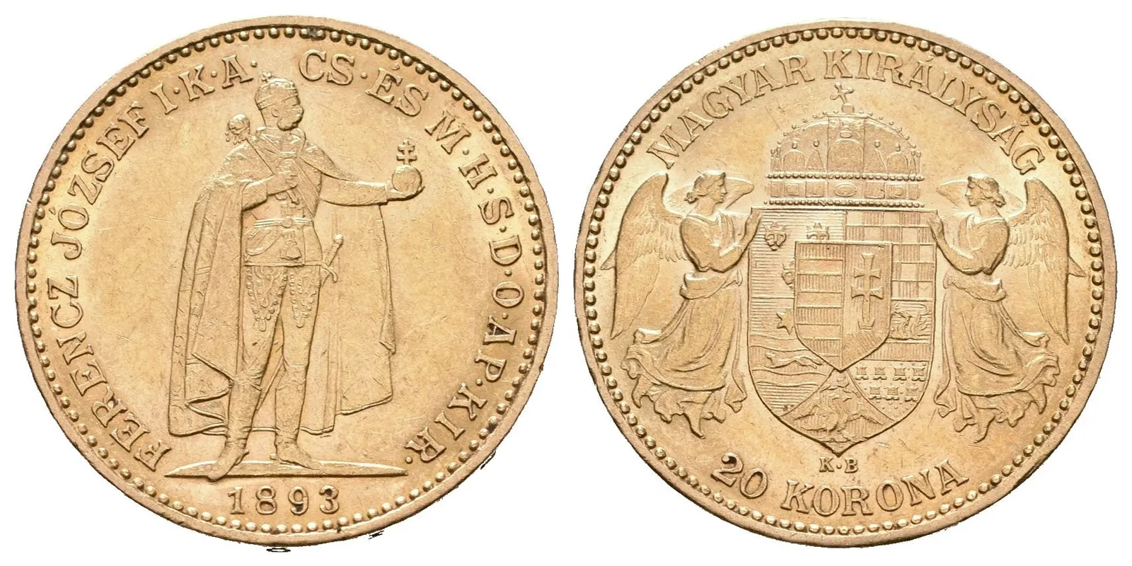 20 Koruna 1893 KB