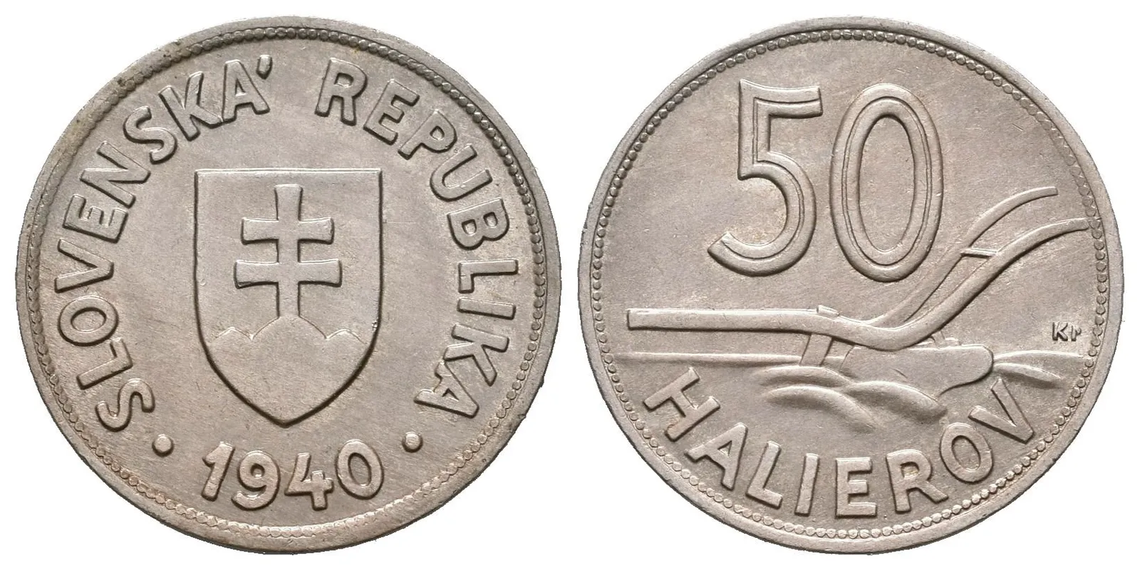 50 Haléř 1940, vzácný