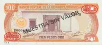 Dominikánská republika, 100 Pesos Oro 1991, P.136as1