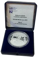AR Medaile 2019 (V. Oppl) - Zlatá mince 100 000 000Kč vzor 2019 k 100. — 2
