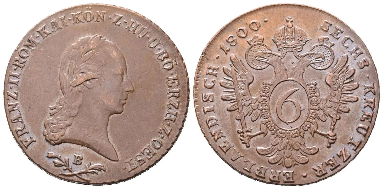 František II., 6 Krejcar 1800 B