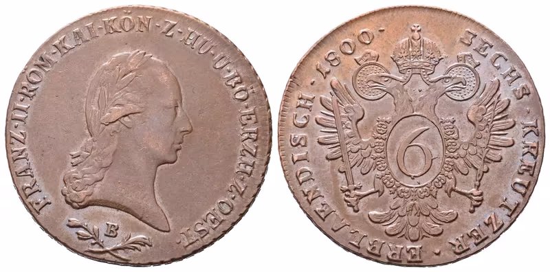 František II., 6 Krejcar 1800 B