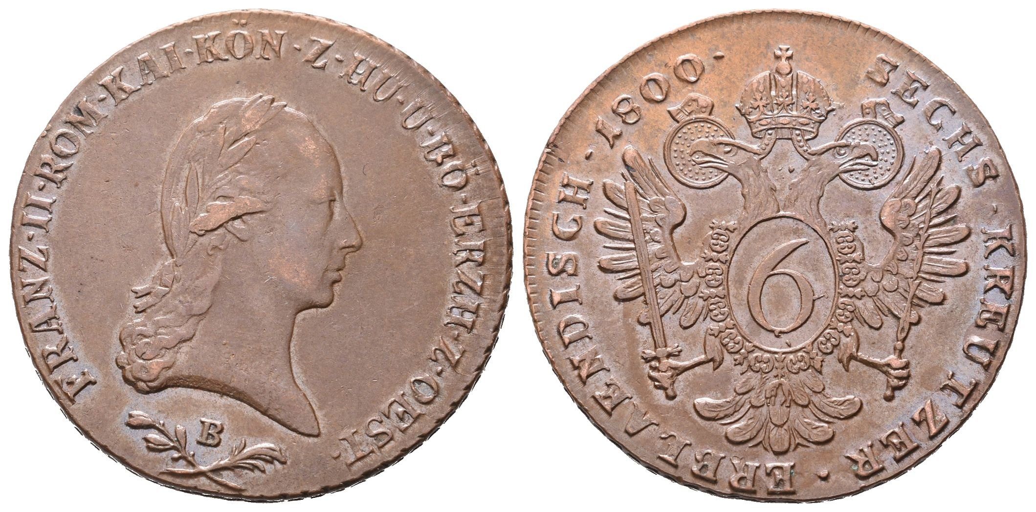 František II., 6 Krejcar 1800 B