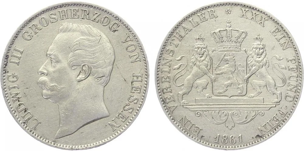 Hessen - Darmstadt, Ludwig III., 1848 - 1877 — 1