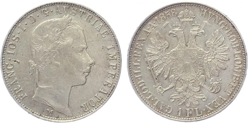 Rakouská a spolková měna, 1857 - 1892 — 1