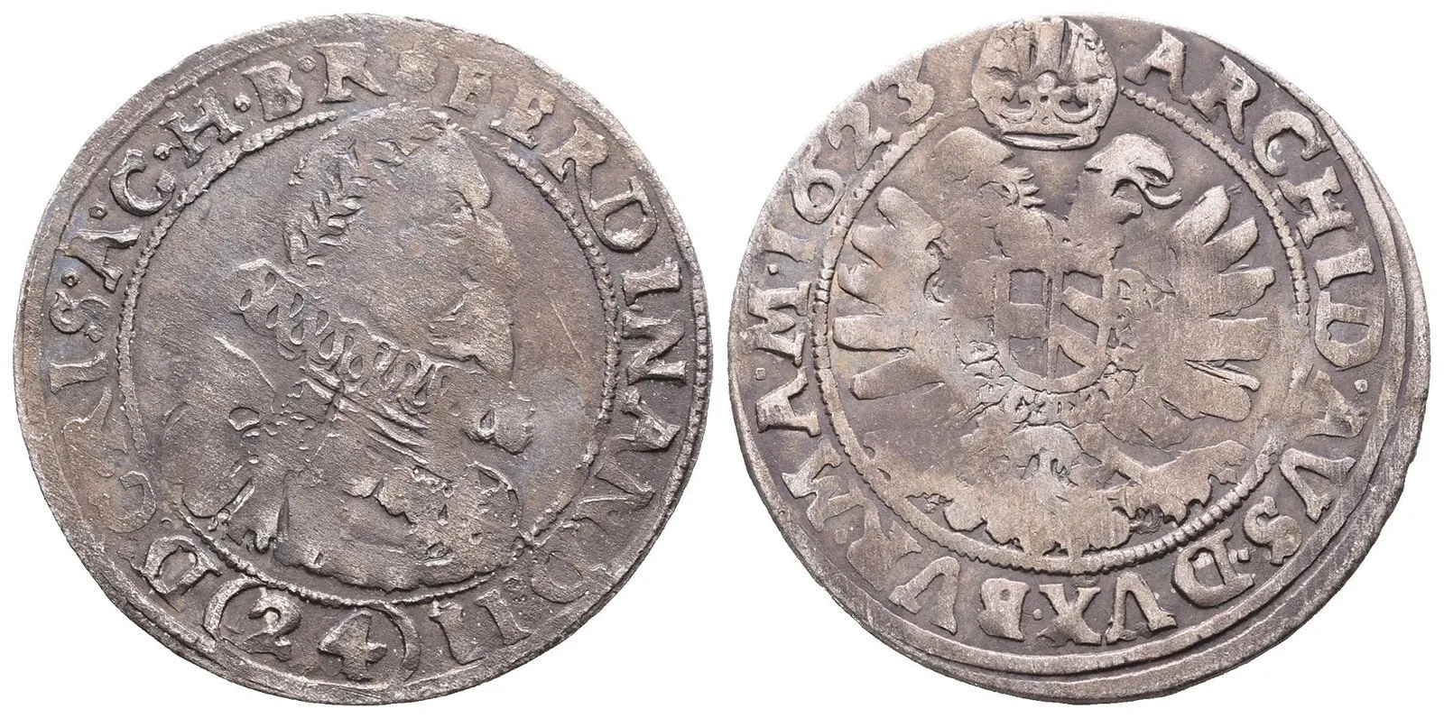 Ferdinand II., 1619 - 1637 (Mince kiprová) — 1