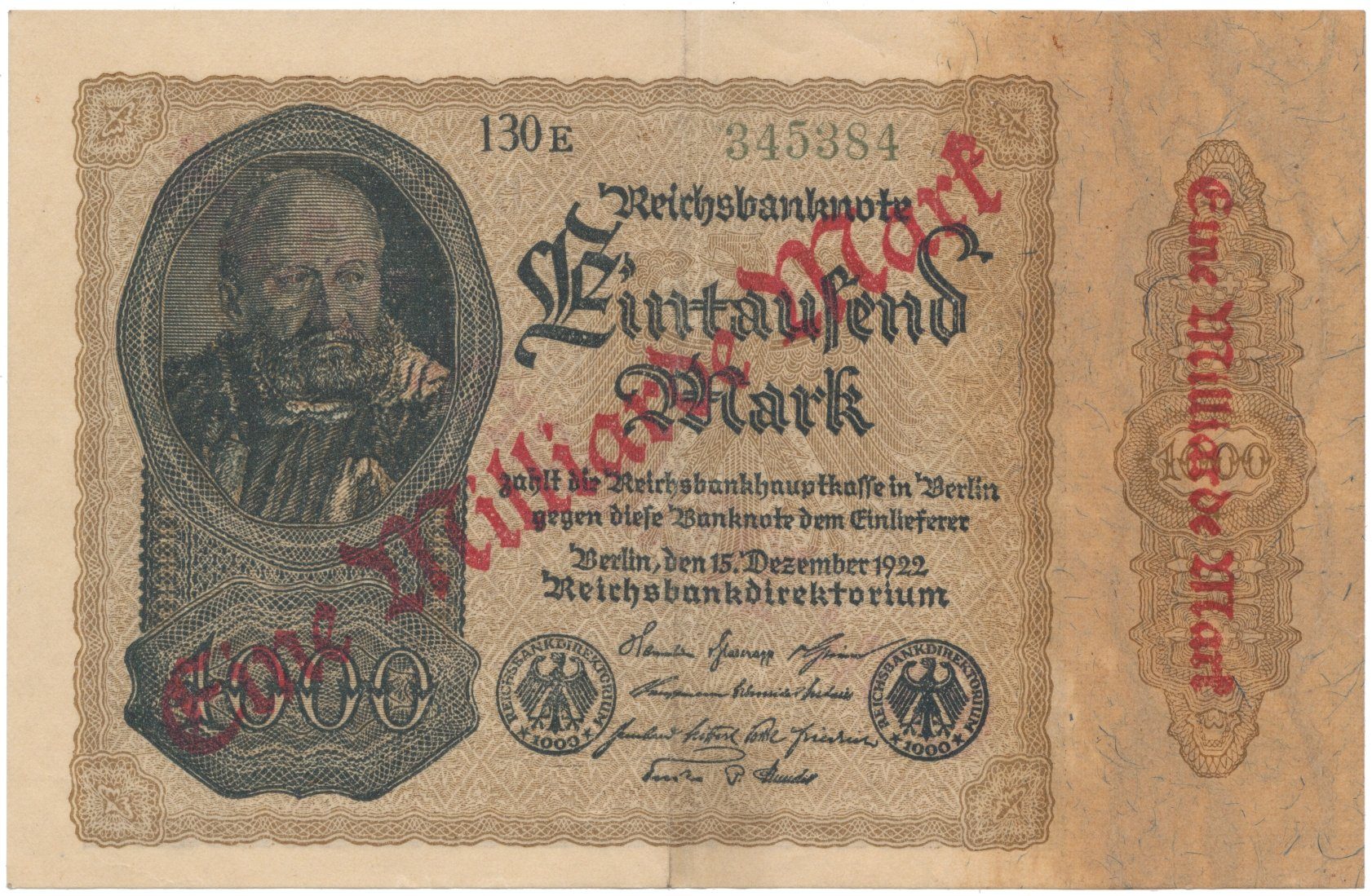 Německo, 1 Milliarde Mark 1923, Ro.110e