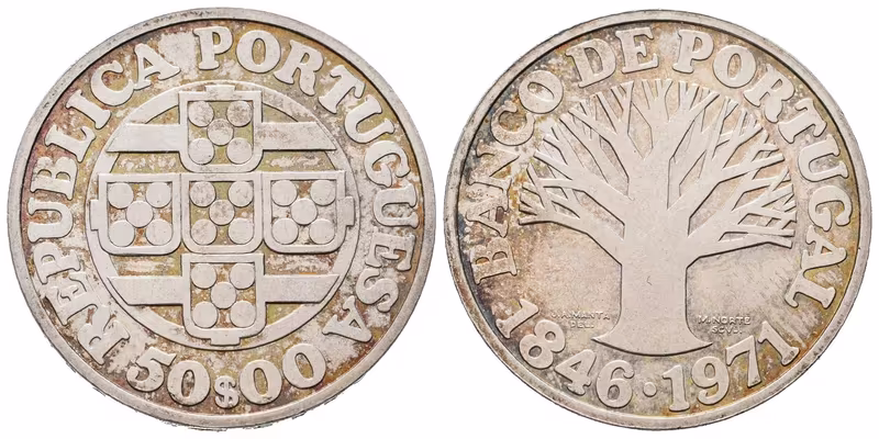 Portugalsko, 50 Escudos 1971 - Bank of Portugal