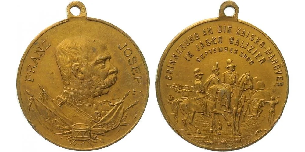 František Josef I., medaile vojenských manévrů — 1