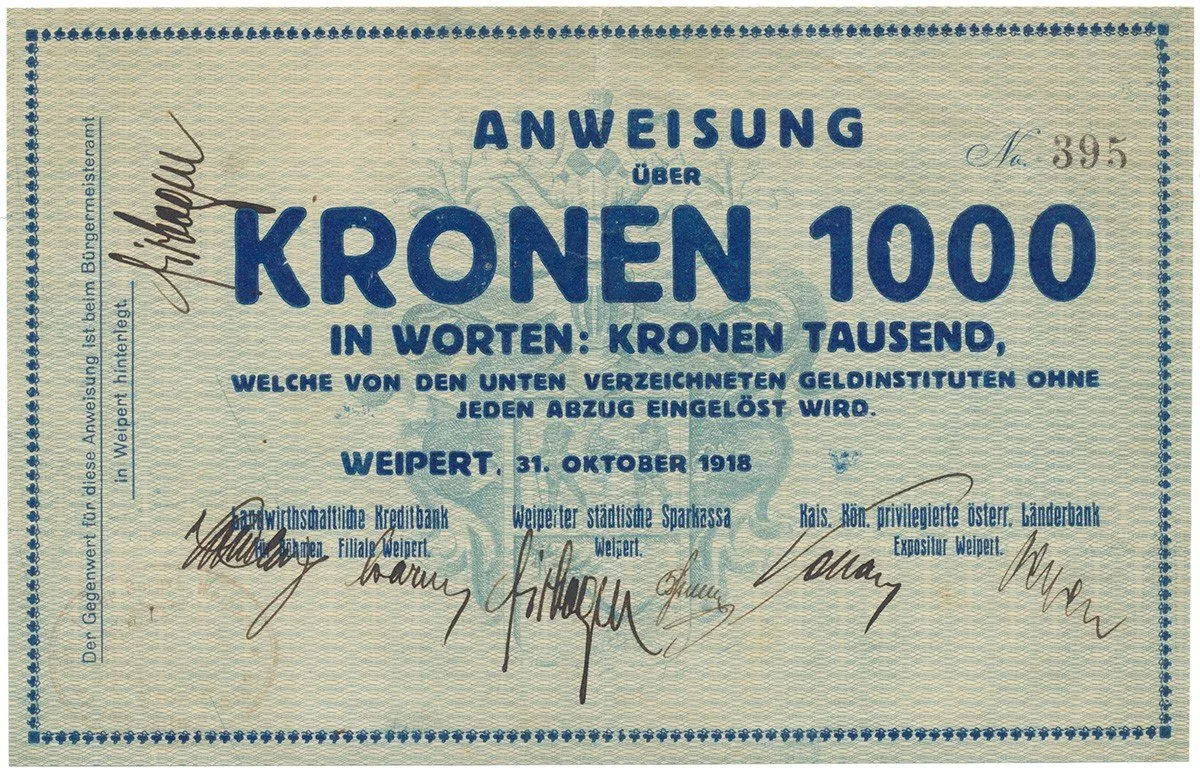 Nouzovky české od roku 1914 — 1