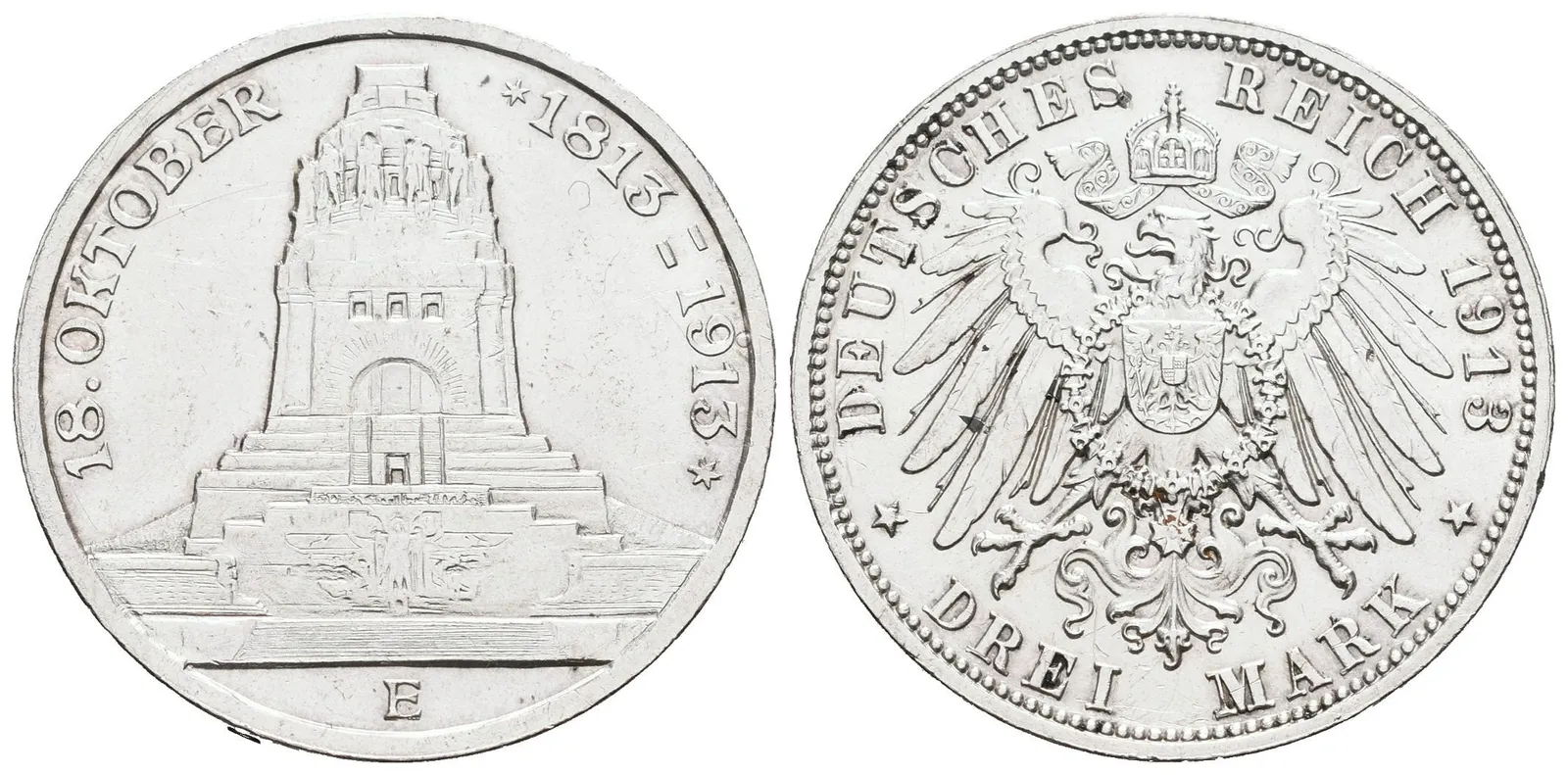Sasko, 3 Marka 1913 A - 100. Výročí bitvy u Lipska