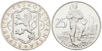 25 Kčs 1954 - 10. výročí SNP, PROOF, původní etue - fotografie 2