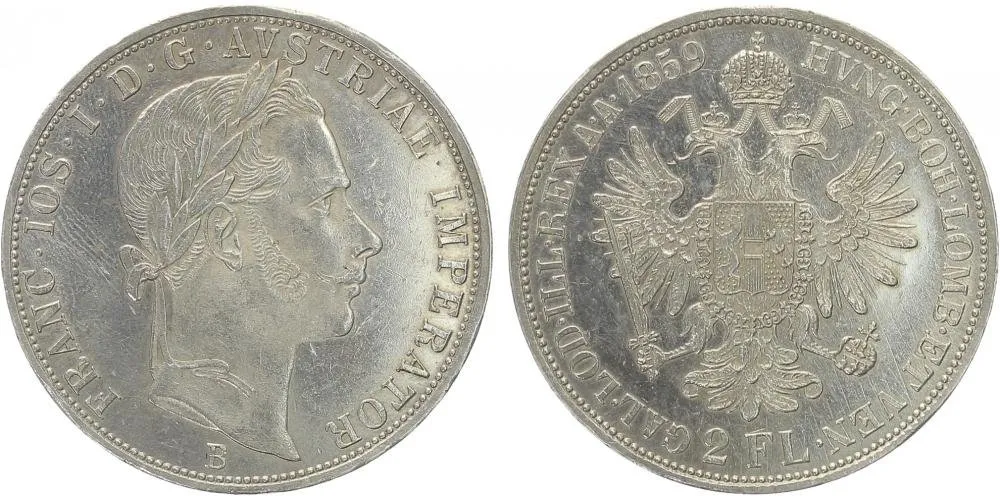 Rakouská a spolková měna, 1857 - 1892 — 1
