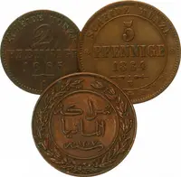 Koloniální ražby, Německá Východní Afrika — 1