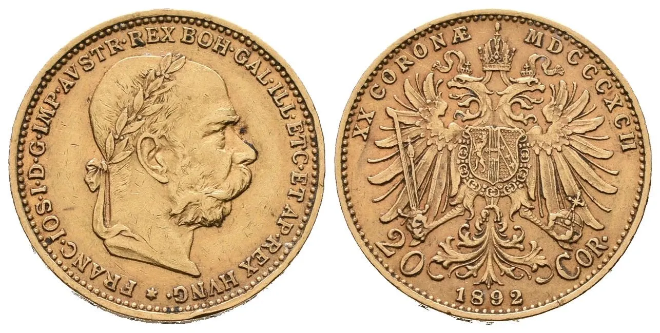 20 Koruna 1892