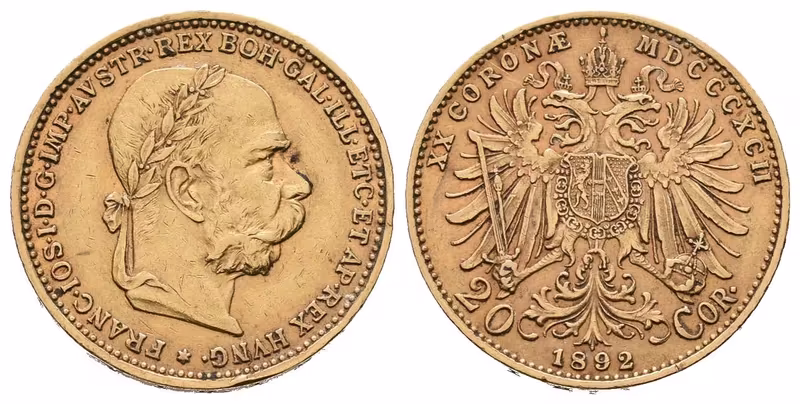 20 Koruna 1892