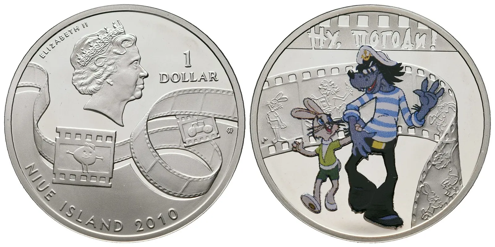Niue, 1 Dollar 2010 - Jen počkej, zajíci!