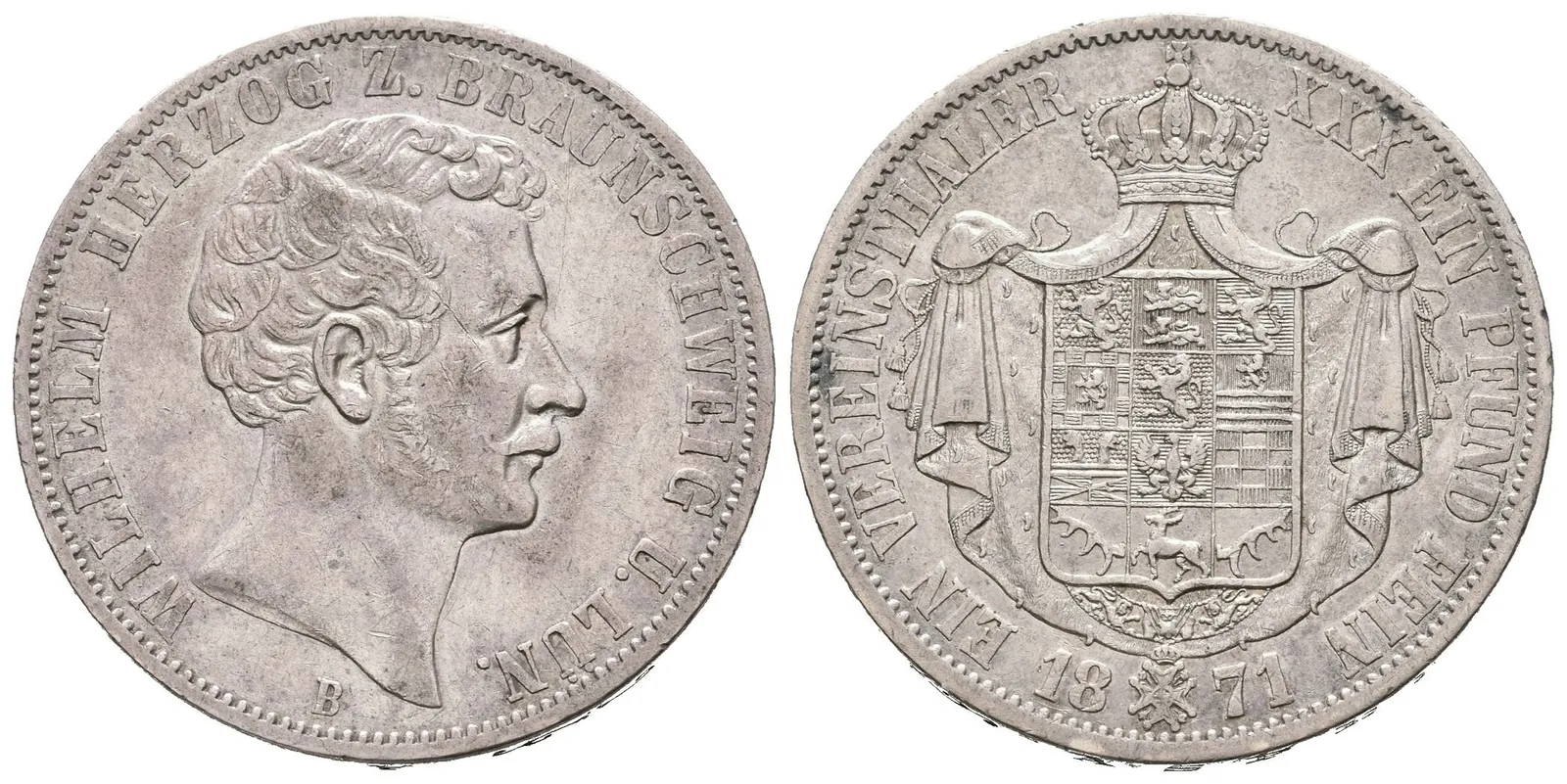 Brunšvick-Luneburg, Spolkový tolar 1871
