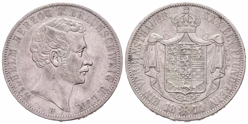 Brunšvick-Luneburg, Spolkový tolar 1871