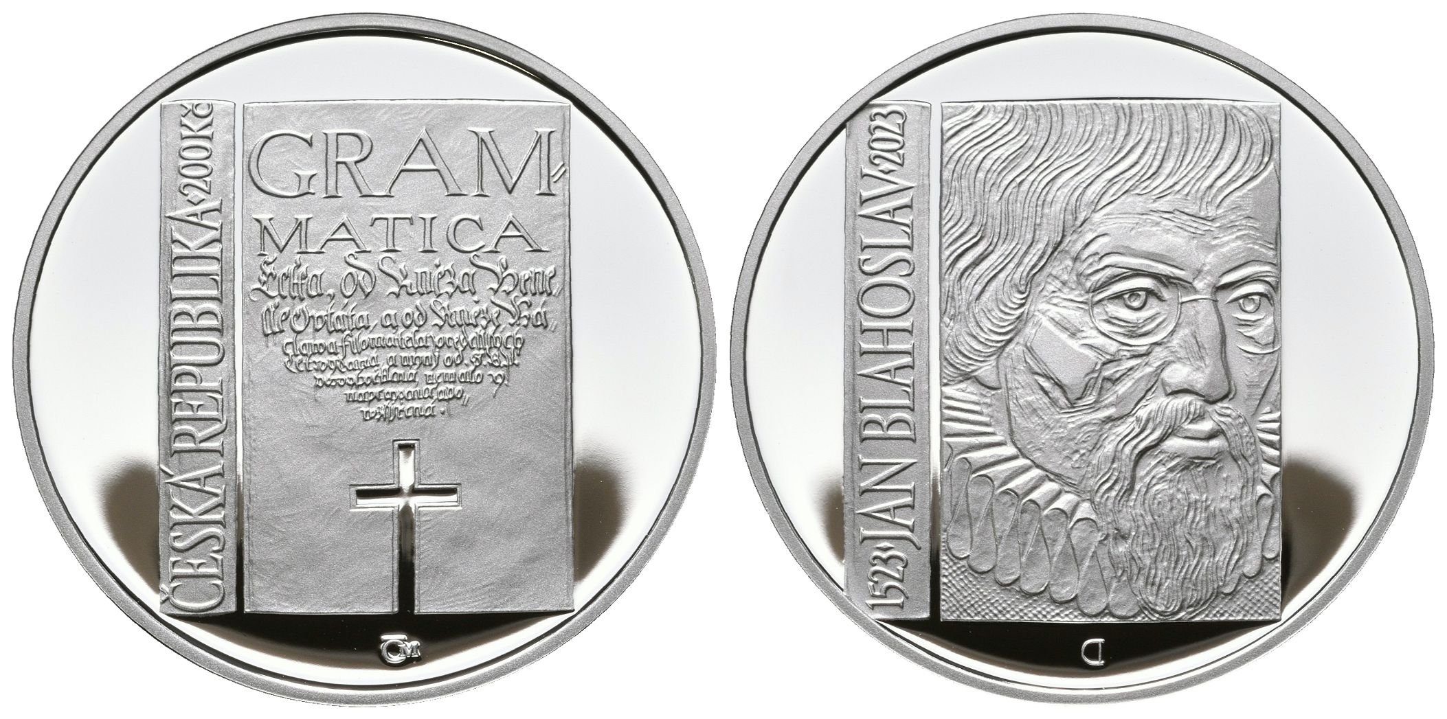 200 Kč 2023 - Jan Blahoslav, PROOF